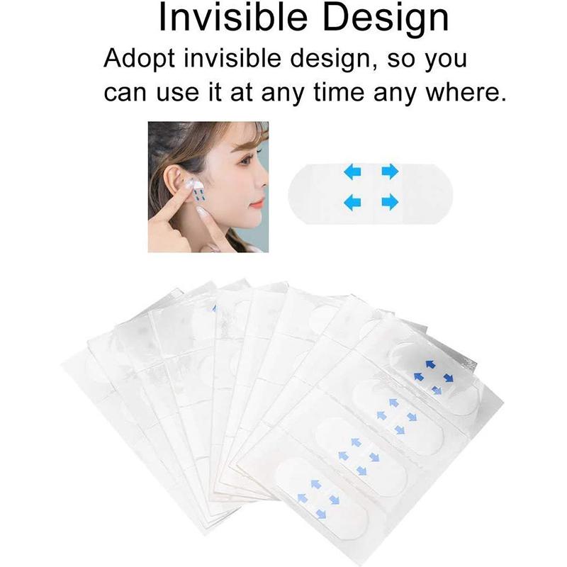 40Pcs/10Sheets/Pack Waterproof V Face Makeup Adhesive Tape Invisible Breathable Lift Face Sticker Lifting Tighten Chin