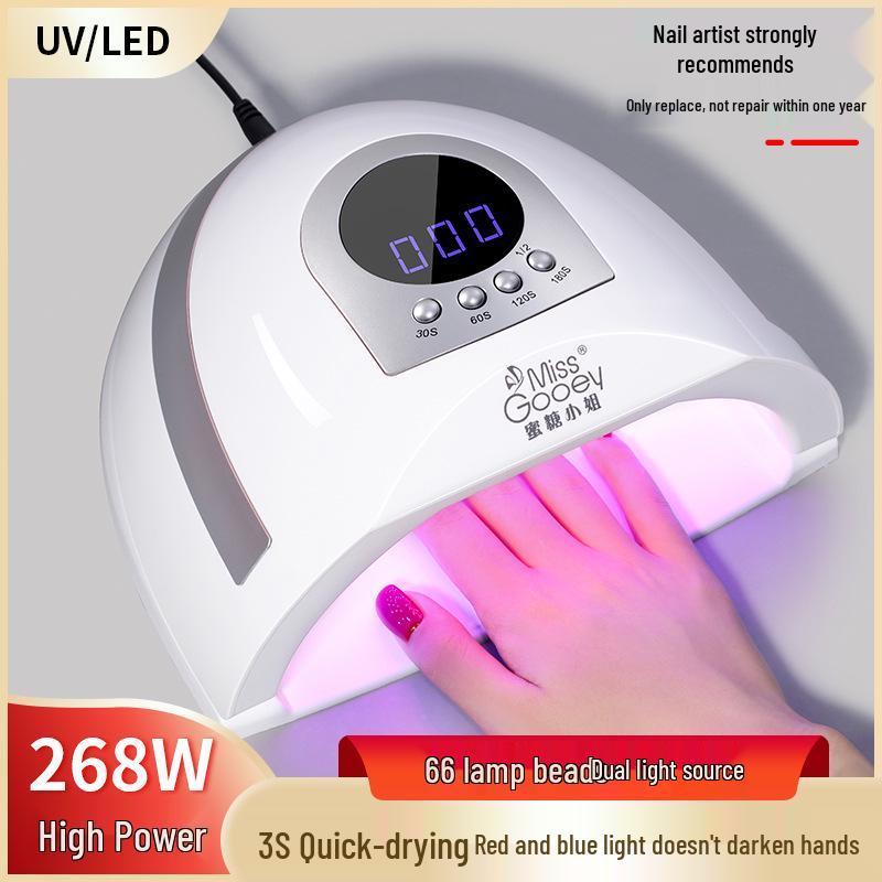 Mini Shell Quick-Dry Red Light Nail Lamp - No Blackening Handheld Gel Curing Device