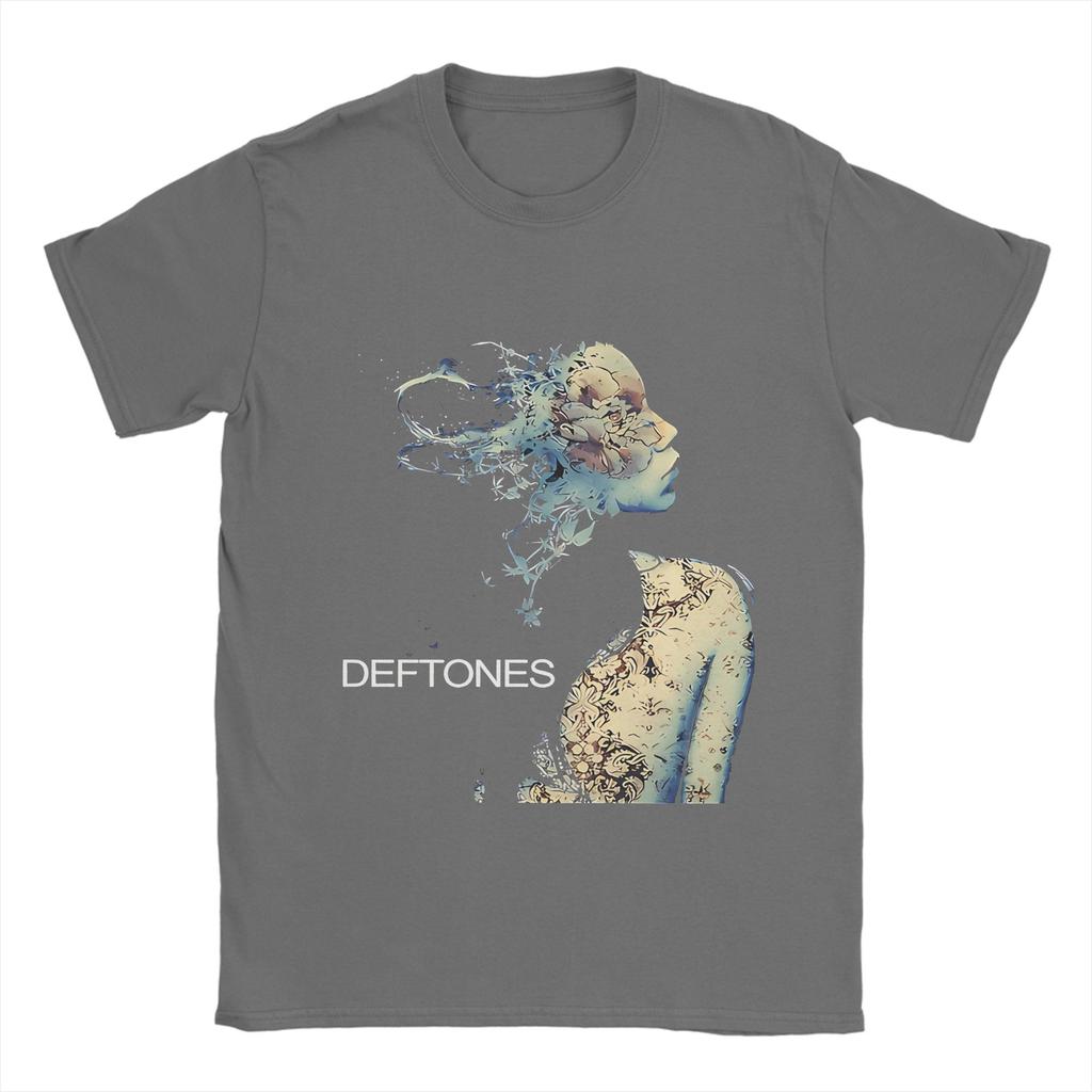 D-Deftones  T Shirts Men's  100% Cotton Vintage T-Shirts Crew Neck  Tee Shirt Short Sleeve Clothing Birthday Gift