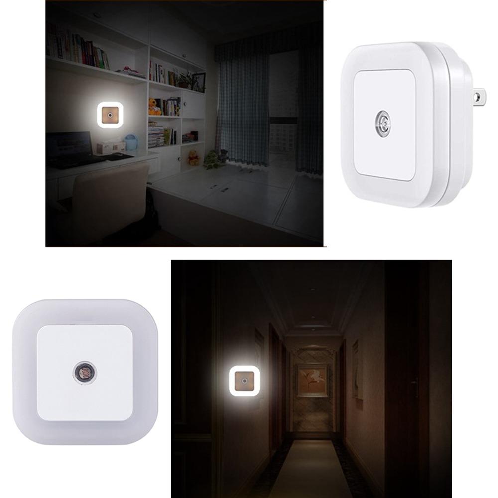 6er-Pack Dämmerungs- und Morgendämmerungssensor Bewegungssensor-Licht Quadratisches Smart-Sensor-Licht LED-Nachtlicht Schlafzimmer