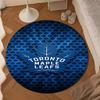 Maple Leafs Emblem Round Rug for Livingroom,Bedroom, Palyroom, Chair Rug, Area rug, Circle Carpet, Large Size Decor Fan Christmas gift