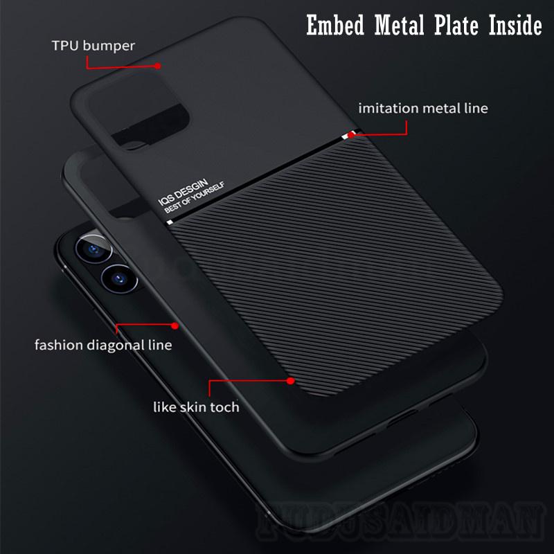 Luxury Leather Texture Phone Case For Xiaomi Redmi Note 11 4G Global 11S Redmi Note 10 Pro 10S Build-in Magnet Protection Cover