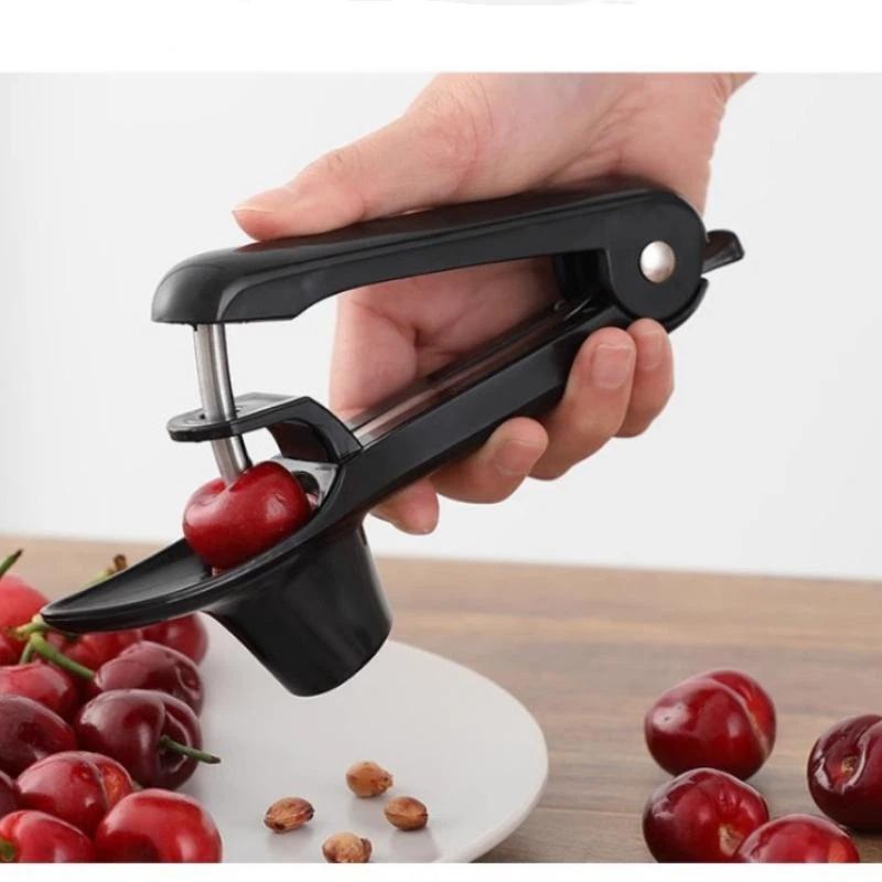 Cherry Pitter With Food Grade Handle And Stainless Steel Rod Perfect For Home Kitchen Baking Jam Making And Fresh Fruit Prep
