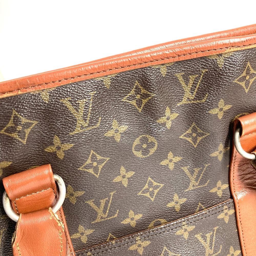 Louis Vuitton M42425 Monogram Weekend PM Tote Bag Shoulder Bag Brown