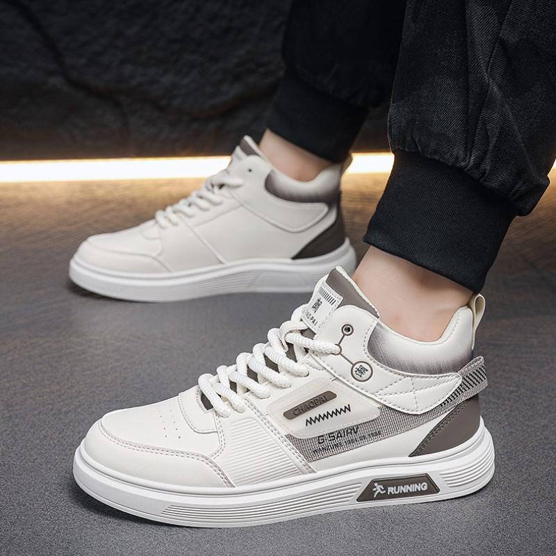 New High Top Men's Casual Shoes Stylish Designer Platform Sneakers Comfortable Soft Sole Lightweight Running Shoes Tenis Homem