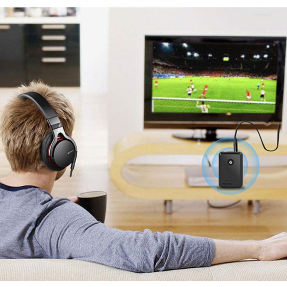 2in1 Wireless Bluetooth Transmitter Receiver Adapter Home Stereo TV A2DP Audio
