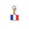 10 Stück Emaille Nationalflaggen von Ländern Anhänger mit Karabinerverschluss DIY Schmuckherstellung Zubehör für Schlüsselanhänger Armband
