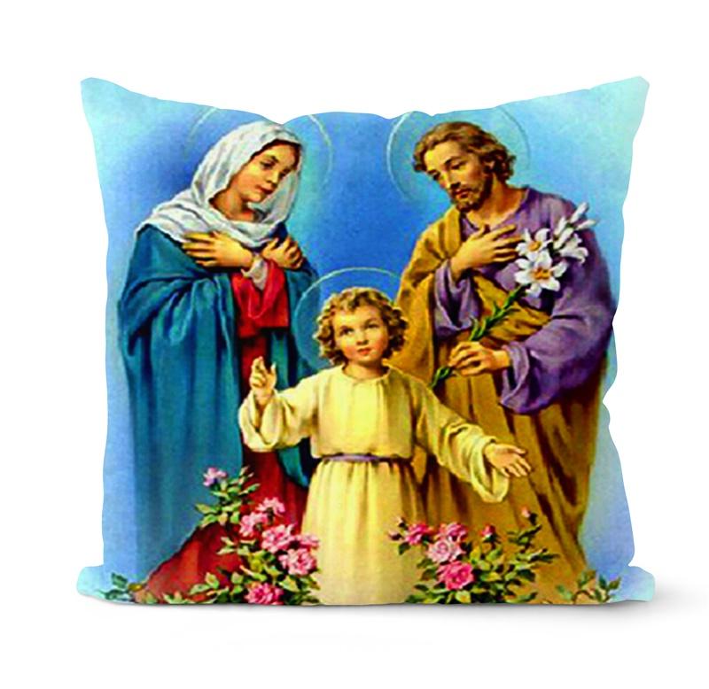 Home Decor Vintage Jesus Eckkissenbezug Christlicher Kissenbezug Heim Sofa Stuhl Deko Kissenbezug