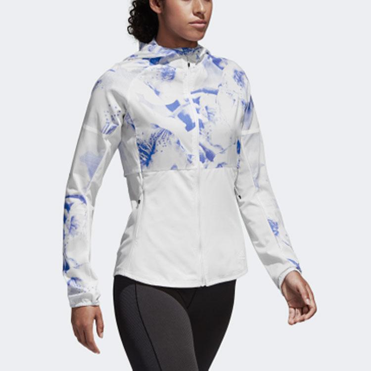 Adidas Casual Sports Hooded Running Jacket Women Jackets CF9880