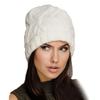 Trendy Autumn Winter Knitted Hat For Women Featuring Unique Check Pattern In Multiple Colors