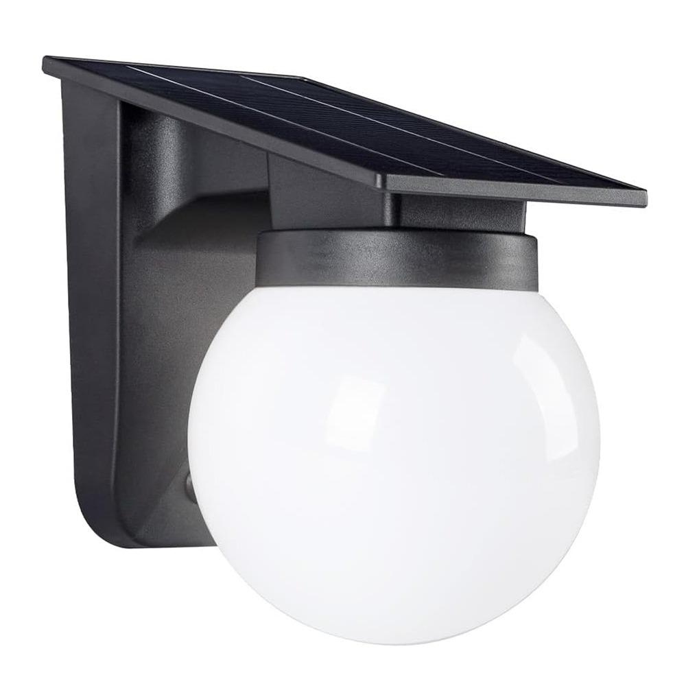 

IP65 Waterproof Outdoor Solar Wall Lamp Wall Mounted Outdoor Bulb Light Solar Induction Lamp Porch White Light
