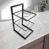 Heavy Duty Pan Rack Under Cabinet Under Sink Storage Light Brightness