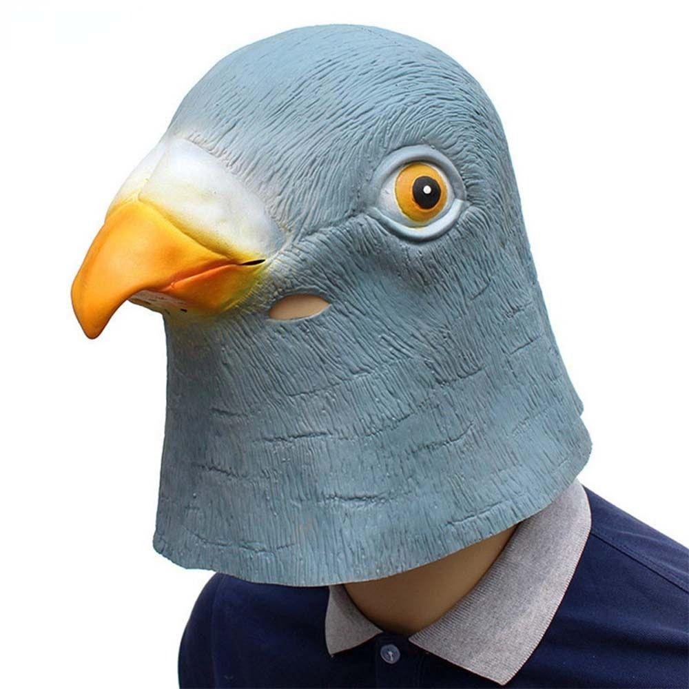

Props Costume Prop Giant Bird Head Cosplay Mask Pigeon Cosplay Mask Party Mask Props Bird Head Mask сірий