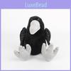 Adorable Black Crow Plush Birdie Soft Stuffed Animal Toy For Kids And Collectors