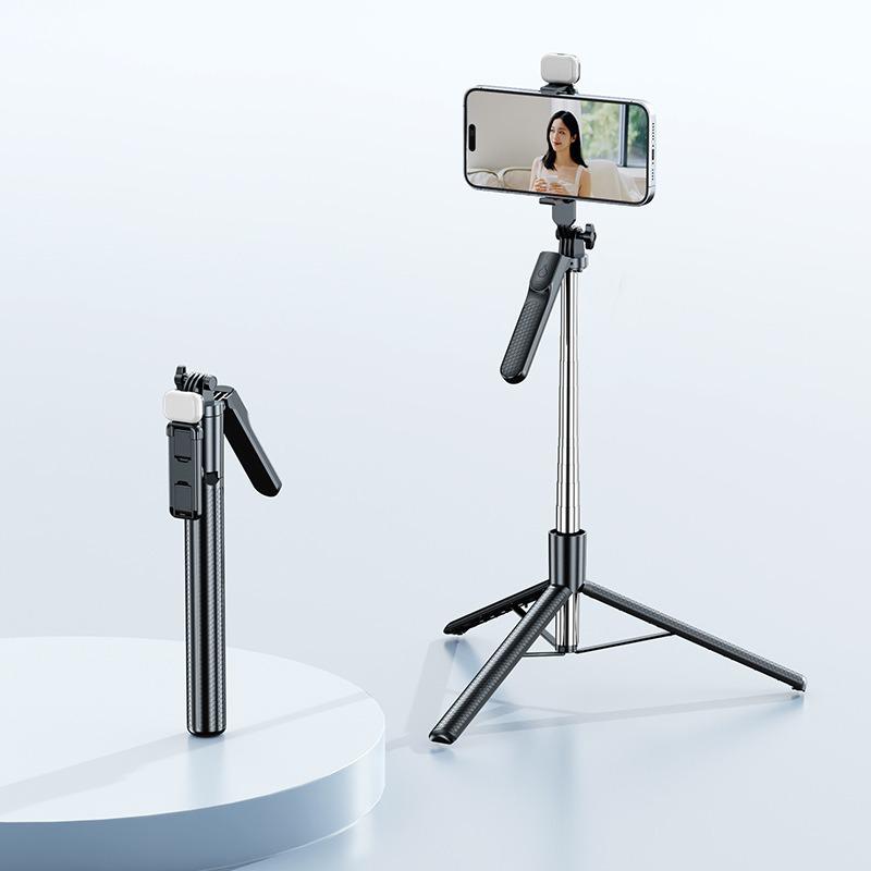 Bastão de Selfie Bluetooth Universal Mais Vendido & Tripé Estabilizador Anti-Tremor para Transmissão ao Vivo de Celular