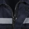 1 Set Men Coat Pants Reflective Solid Color Two Piece Set Autumn Welding Suit Auto Car Repairmen Workshop Mechanic Clothing