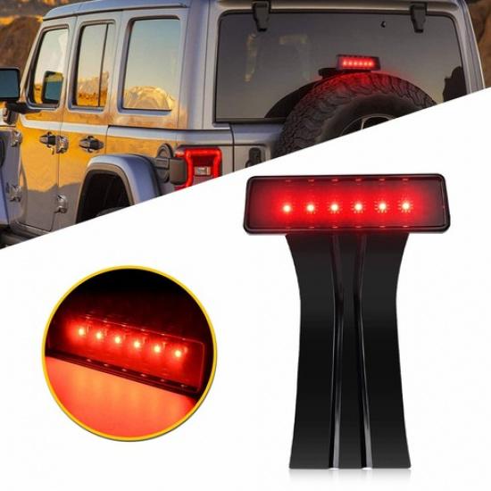 3-й задний светодиодный стоп-сигнал для Jeep Wrangler JK 2007-2018, тонированный корпус