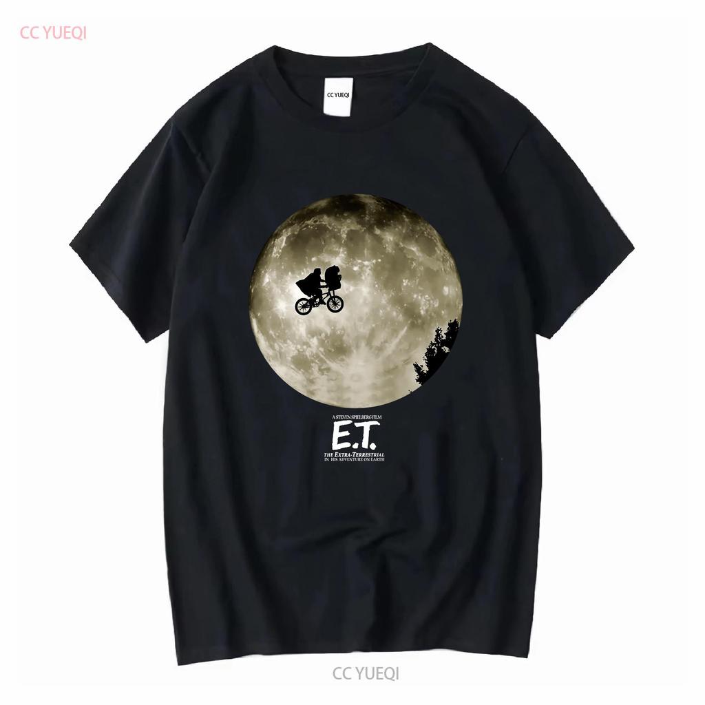E T The Extraterrestrial 1982 Spielberg Retro Movie Shirt Black Size 2XL vintage Washed designer clothes streetwear Stylish