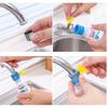 Rotating Faucet Water Filter Purifier for Kitchen Tap PP+PVCA Material Standard A Version and Upgraded B Version 8*3cm Compact Size