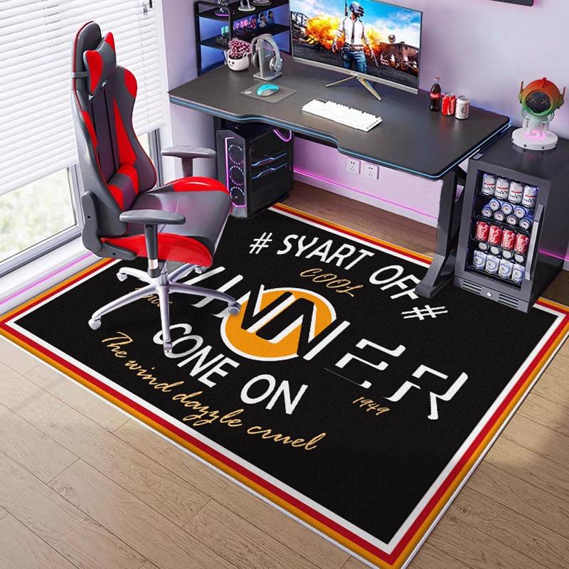 

Ковер для игровой комнаты Нескользящий Грязеотталкивающий Износостойкий Напольный коврик с рисунком ручки Ковер для спальни Большого размера Коврики для украшения дома 50x80cm