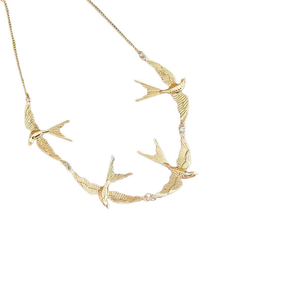 Trend Swallow Connection Necklace Niche Design Sense Personality Fashion Temperament Item Accessories