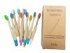 New  Organic Children's Bamboo Toothbrush Ten Colors Soft Fibre Bristles Biodegradable Handle Eco Friendly Kids Toothbrushes