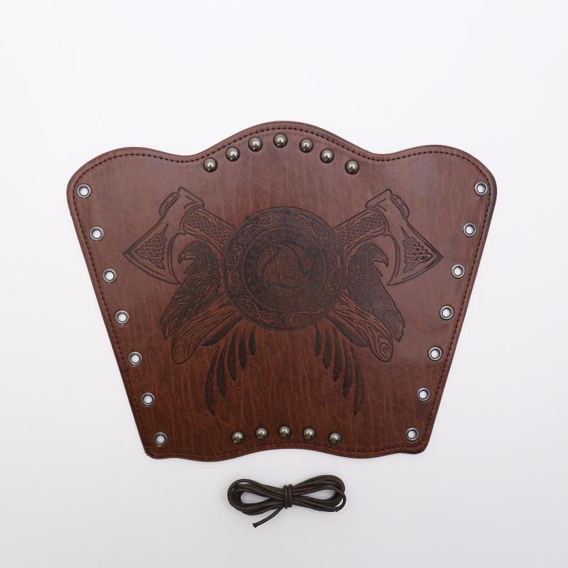 Bărbați Medieval Cosplay Armură din Piele PU Mănuși Manșete cu Șireturi Viking Pirat Cavaler Mănușă Brățară Brățară Accesorii Steam Punk