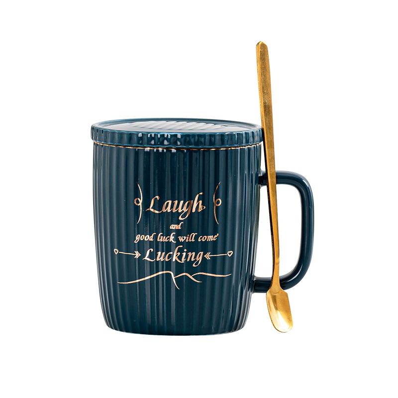 Creative Simple Ceramic Cup Ins Style Mug Coffee Cup Gift Box