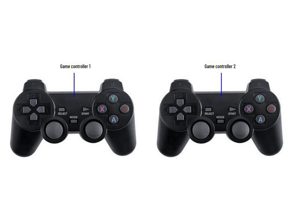 M8 Wireless HD Retro Arcade Game Console with PS1 Controller