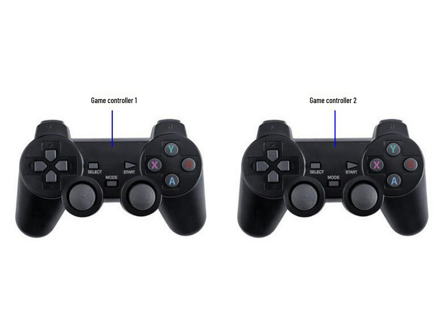 

Шагните в M8: 2.4G HD Беспроводная Ретро Игровая Консоль с PS1 Аркадными Классиками