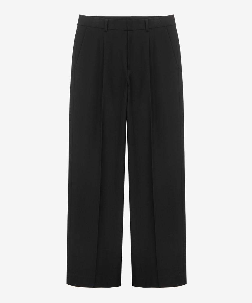 MINDBRIDGE [On] Do Good_[Warm] Wide One-Pleat Elastic Slacks - 2 Colors