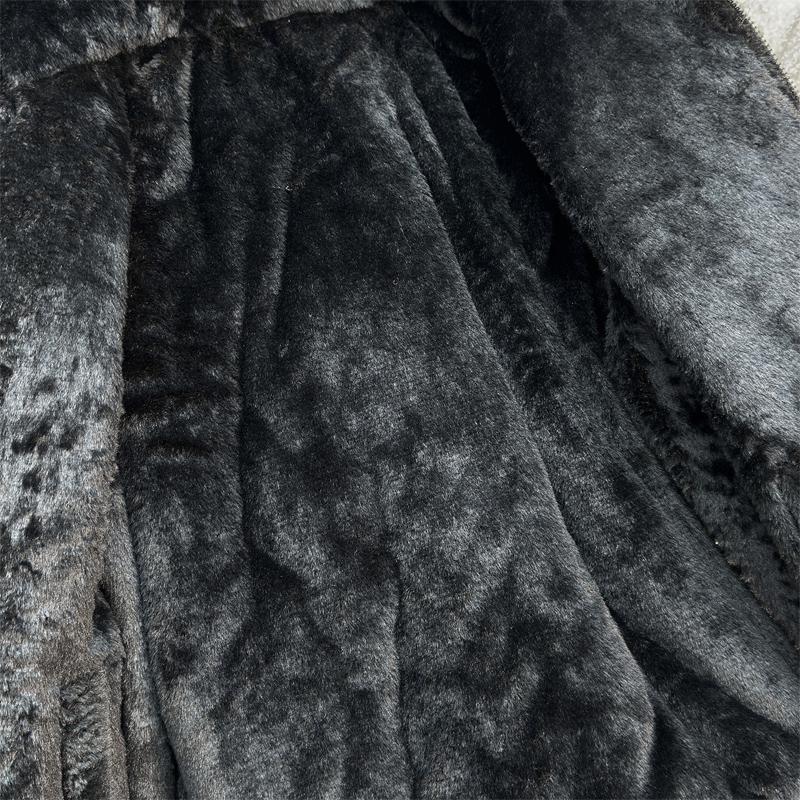 Wear Both Sides Fashion Winter Faux Fur Jackets Woman Parkas Hooded Casual Women's Short Coats