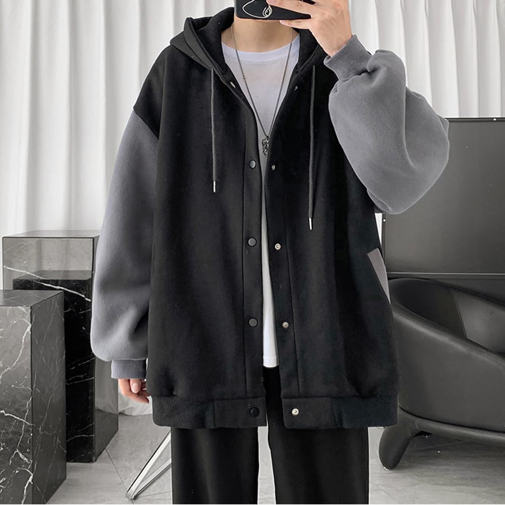 Anzn Štýlová ležérna pánska mikina s kapucňou na zips, bunda, kardigán, kabát, mikina, Móda, Unisex, Veľkosti, Jar, Jeseň,