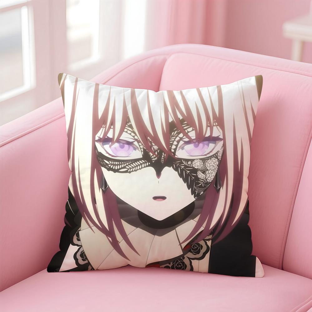 

Anime A-Ave M-Mujica Cushion Cover Comfortable Reversible Pillow Cover Ideal for Car Sofa Bedroom & Beyond 12x12Inch