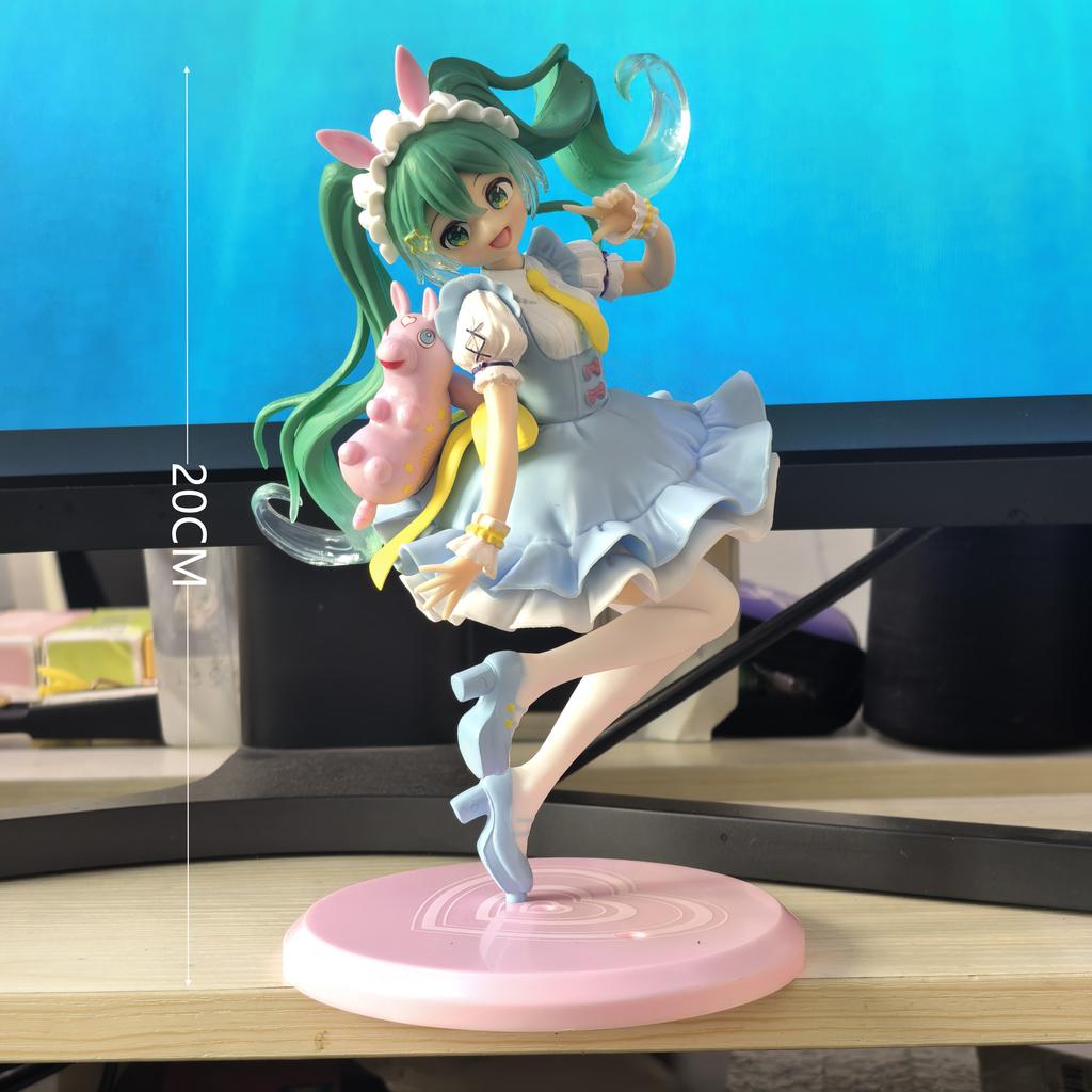 Anime Figure Wedding Dress Action Figures Kawaii Swimsuit Vocaloid PVC Collectible Model Playthings Girl Gift Idea