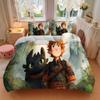 Hero Shadow Dragon Printed 3pcs Bedding Set Soft Microfiber 1 Duvet Cover And 2 Pillowcases Home Bedroom Decor Xmas Gift Q1803