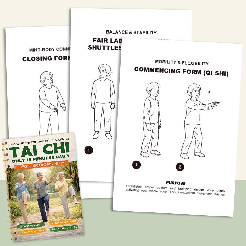 21-Day Tai Chi Challenge Guide for Seniors: Daily 10-Minute Health Plan