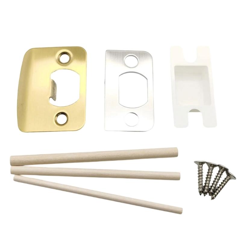 Standard Door Strikes Plate Practical Residential Security Striker Door Lock Latches Restorers Spacer Easy Installion