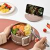 Large Capacity Lunch Box  Instant Noodles Soup Bowl Kitchen Tableware Ramen Bowl With Lid Fruit Salad Rice 304 Stainless Steel