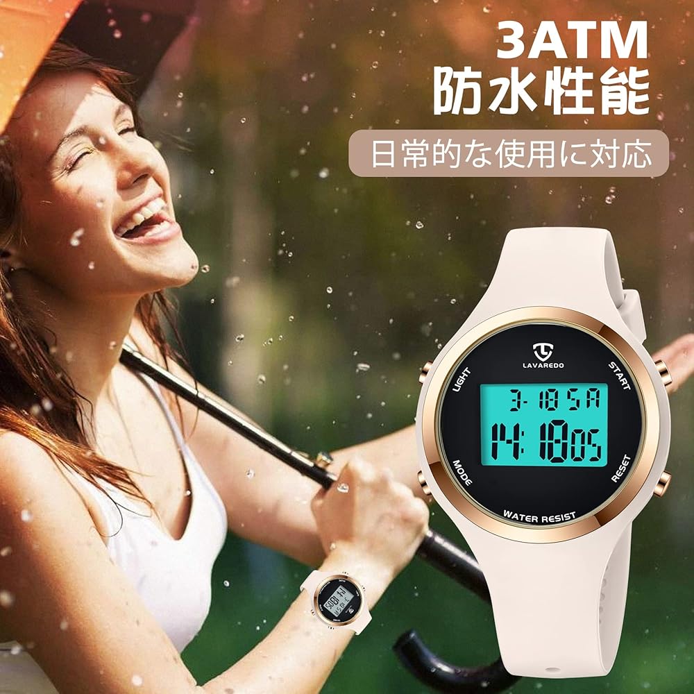 Digital Sports Watch for Men and Women with Alarm, Date Display, Waterproof, Multi-Function, Casual Style