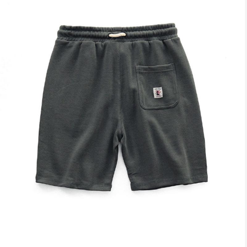 Pletené šortky Pánské Retro Bavlna Do Old Lazy Elastický Pas Sportovní Volné Běžné Pětibodové kalhoty Léto Muži