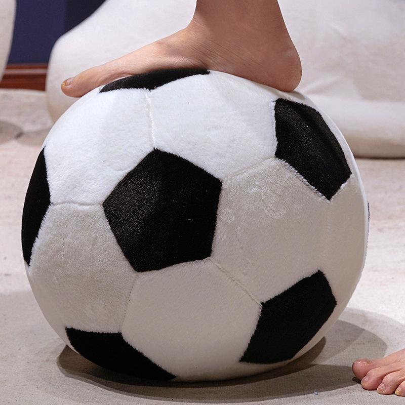 Gelbes & Weißes Cartoon-Fußball-Stofftier-Anhänger - Perfektes Geschenk für Schulkinder & Super League Fans