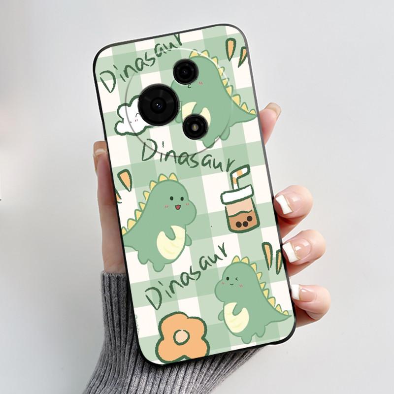 Casing For TCL 60 SE 605 / TCL 60 / TCL 60R 5G Phone Case Aesthetic Cute Cat Astronaut Soft Silicone Black Protective Back Cover
