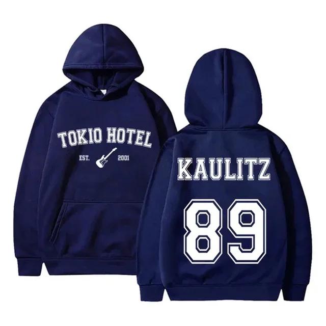 Banda rock Tokio Hotel Hanorace Kaulitz imprimeu Bărbați Femeie Hanorac supradimensionat Hip Hop Pulovere Harajuku Îmbrăcăminte unisex