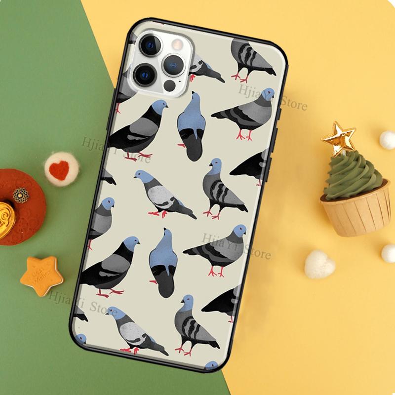 Pigeons Collage Coque Phone Case For iPhone 11 14 12 Pro Max 13 Pro XS MAX 6 7 8 Plus 5S SE 2020 X XR Cover