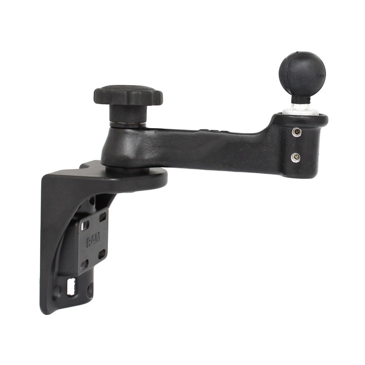 RAM MOUNTS RAM MOUNTS 2 STATION 1.5  Ball Swing Arm 6  360 Degree Swivel Wall Mount RAM-109V-2BU