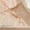 eManco Adjusta Long Layered Pendant Necklace  Stainless Steel Necklace Chocker Necklaces for Women Fashion Jewelry YX26925
