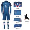 Anime Rin Cosplay Costumes #9 Rin Itoshi Wigs Football Club Jersey RIN Soccer Uniform Halloween Party Set