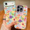 For iPhone 17 Pro Max Case Corlorful Cartoon Flower Pattern TPU Silicone Soft Cover For iPhone 16 Pro Max 15 14 13 12 11 16e Air