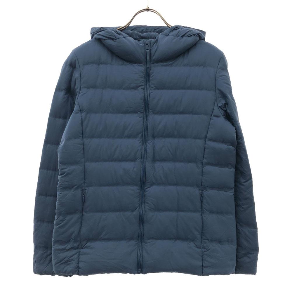 UNIQLO seamless Down jacket M Navy system With storage bag Women Used